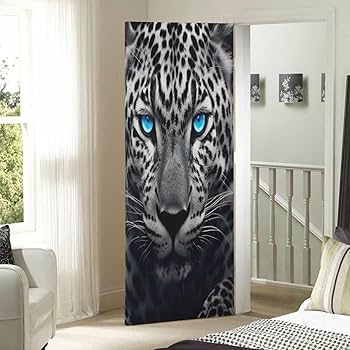 Amazon.com: Wajiw Leopard Door Cover Washable High Elastic